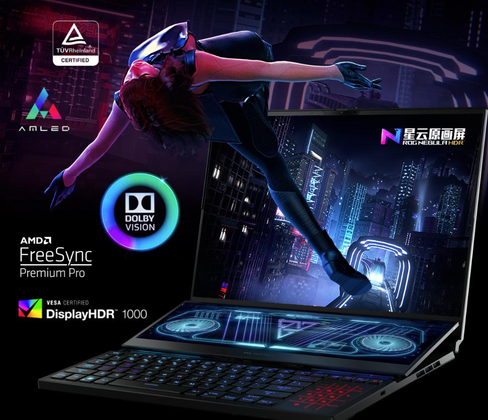 rog冰刃6双屏实际体验,rog冰刃6双屏3080ti顶配开箱测评