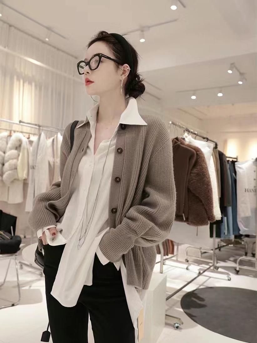 奶奶衫最洋气的搭配,王小骞奶奶衫怎么穿才好看