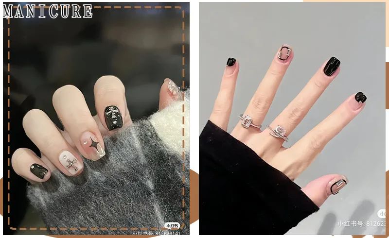 夏日美甲图片清新海底捞,夏日美甲图片清新裸色