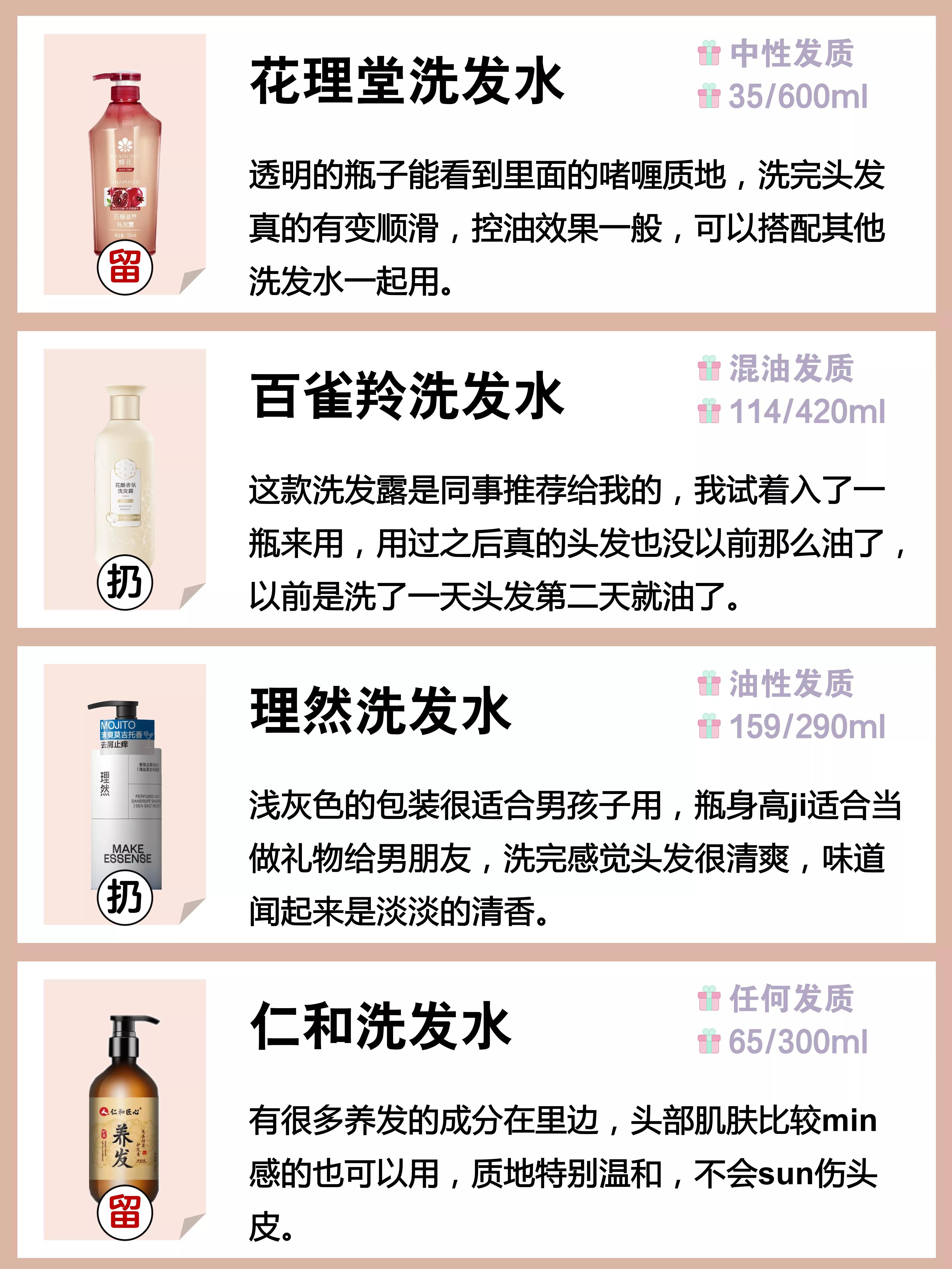 目前十大公认最好用洗发水国产,十大国货良心洗发水排行榜