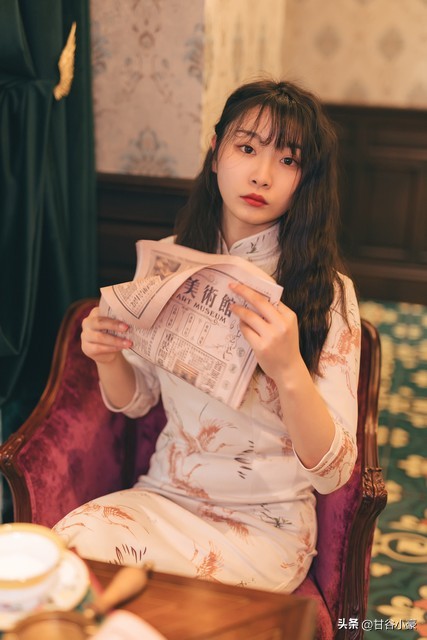 女生旗袍裤袜,旗袍裤袜民国