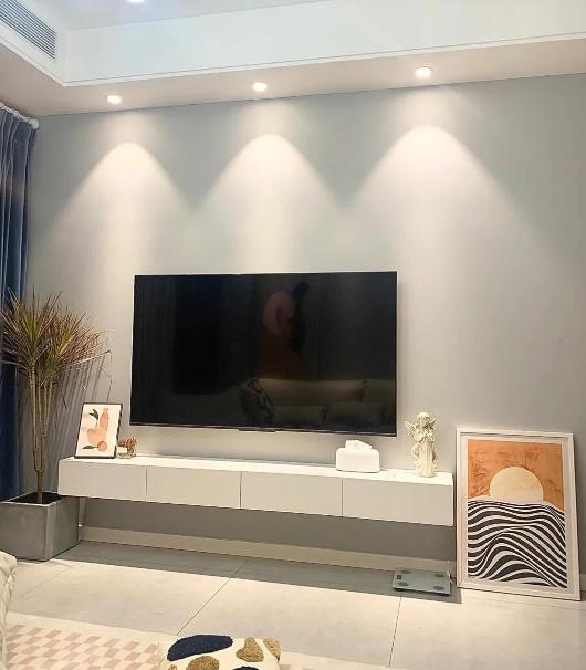 悬空电视柜到底实用不实用,不能做悬空电视柜又想要悬空效果