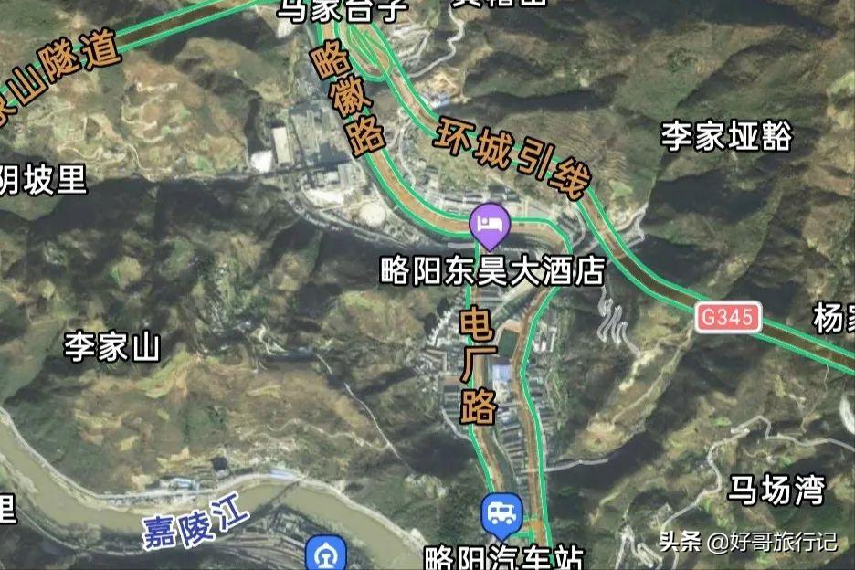 略阳两江交汇在哪里,略阳千里嘉陵江