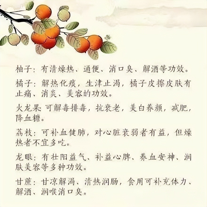 冬季吃什么水果最养生,10种水果养生知识讲解