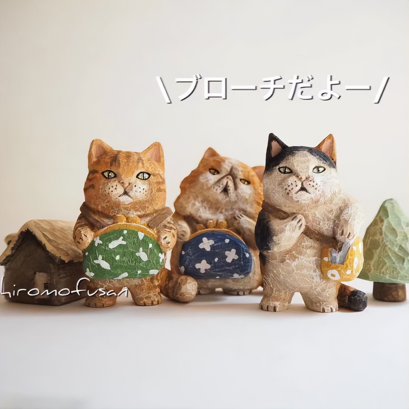 日本艺术家木雕猫,日本木雕猫艺术家