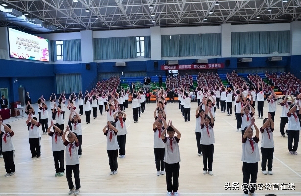 三操比赛初中,港务区陕师大附中陆港初级中学