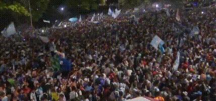 阿根廷夺冠庆祝游行震撼场面,阿根廷夺冠球迷激动瞬间