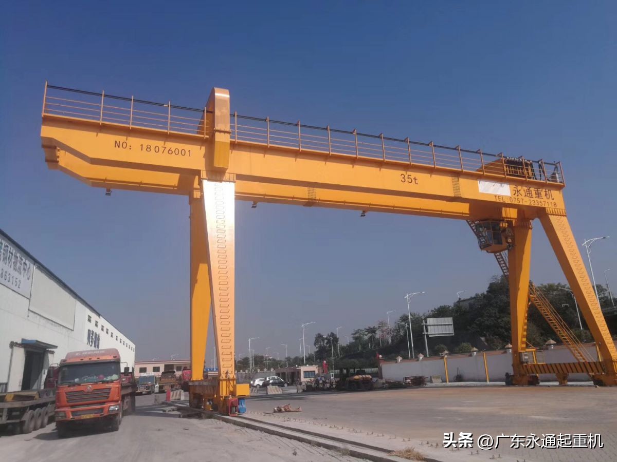 mg型双梁门式起重机结构示意图,mg型通用门式起重机