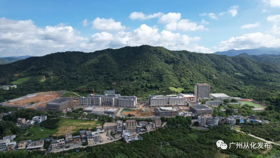 广州六中从化校区现场建设进度,广州六中从化校址进度