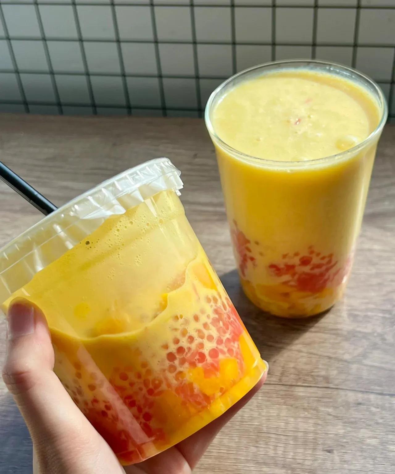 自制杨枝甘露不甜,自制热的杨枝甘露