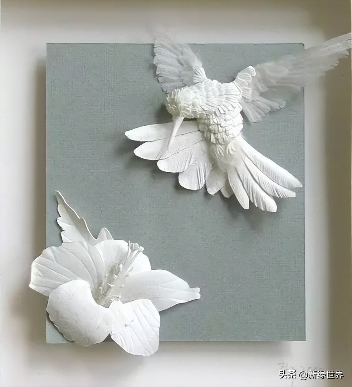 一组纸艺作品,令人惊艳的纸艺作品