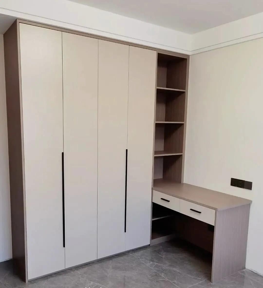 书桌衣柜一体180,儿童房定制书桌衣柜一体