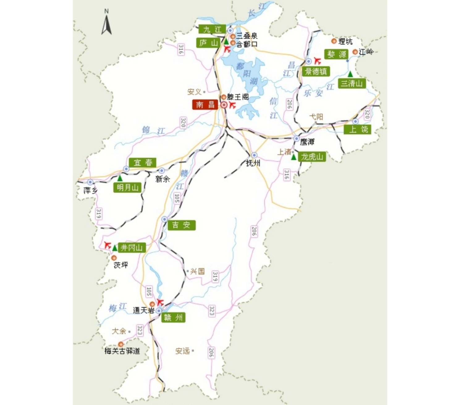 江西有什么值得玩的地方,江西值得去玩的地方