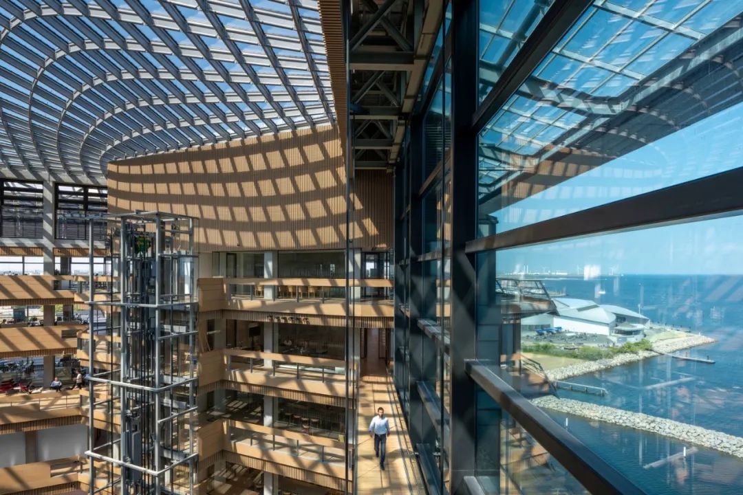 企业大厦设计图,企业总部办公楼装修设计