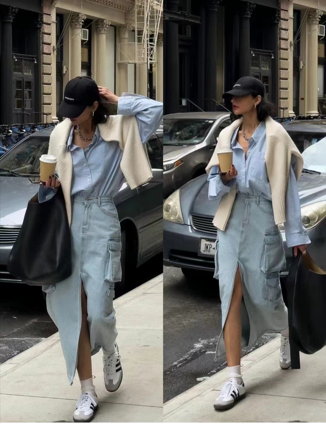 蓝色衬衫怎样搭配出时尚的感觉,藏蓝色衬衫穿搭什么风格