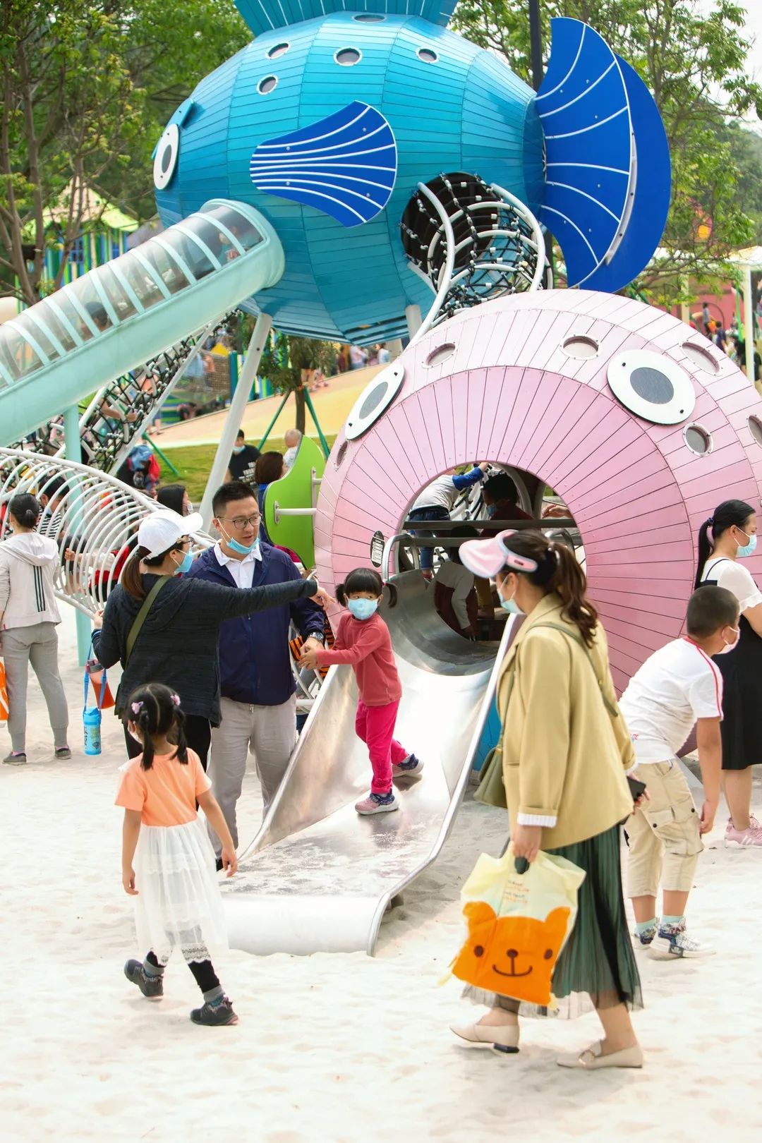 【江门市儿童公园】来啊，一起去寻沙游梦乐园上天入地吧！