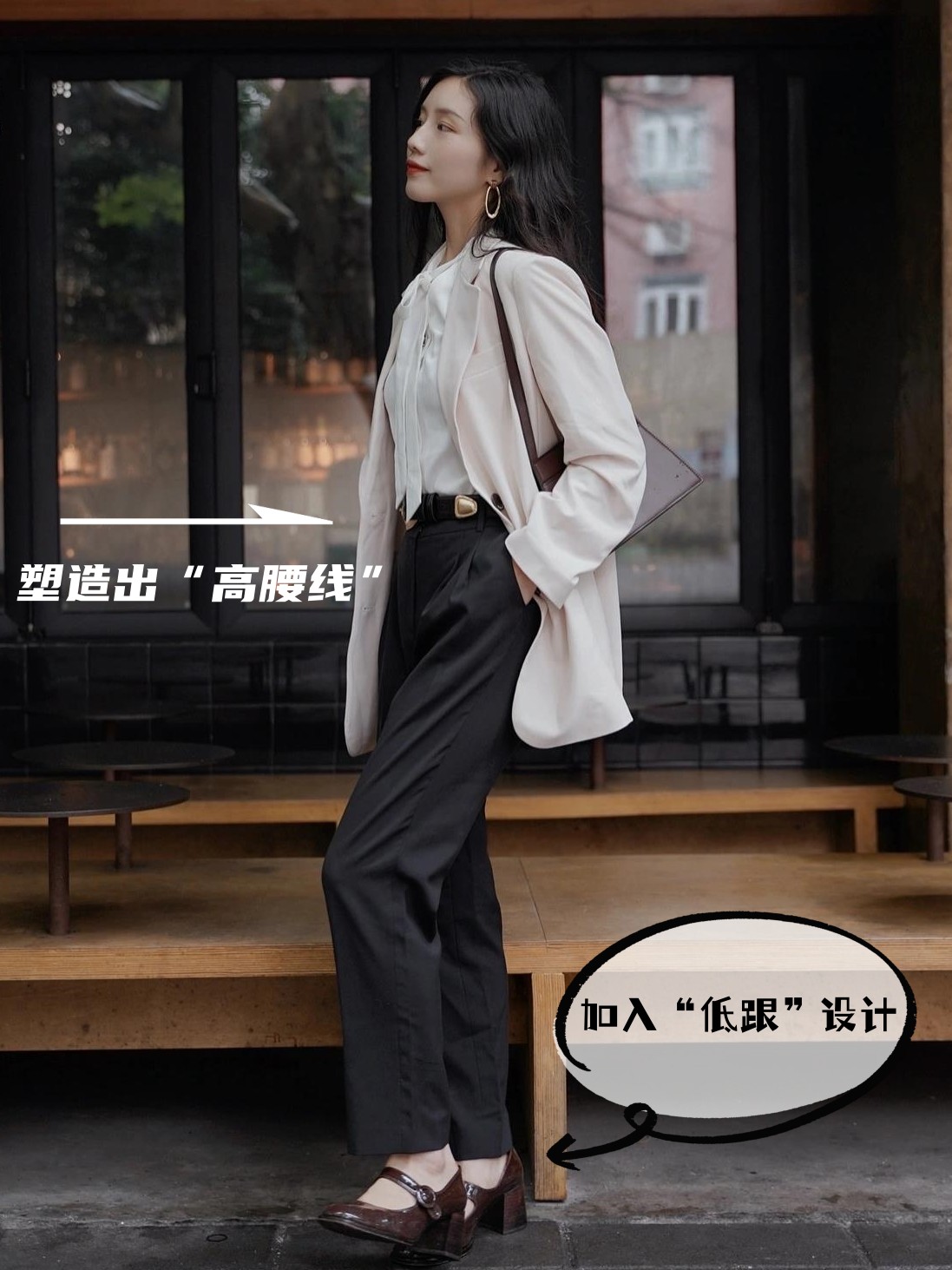 毛衣阔腿裤冬天这样穿才洋气,大毛衣阔腿裤才是秋冬最佳搭配