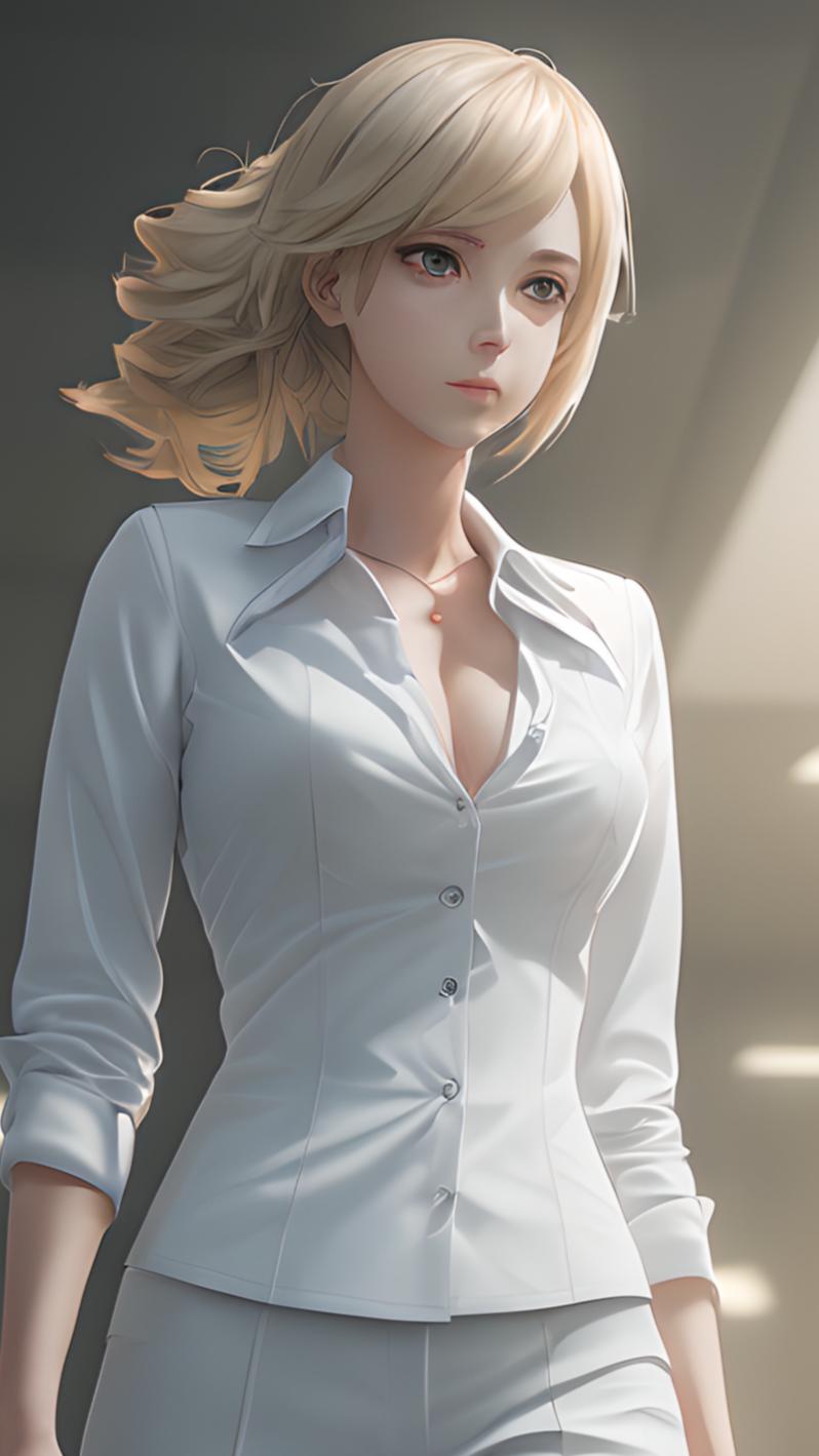 动漫办公室高清壁纸,二次元上班族壁纸