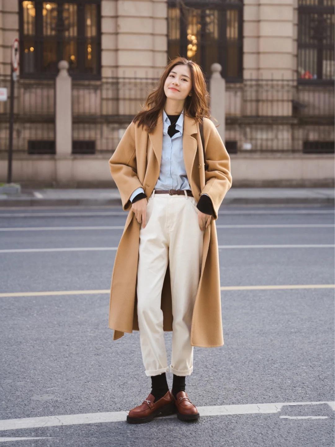 fsgfreedomsoluble驼色大衣,秋冬驼色大衣