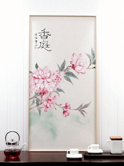 沙发背景墙墙画怎么选,怎么选客厅沙发背景墙画