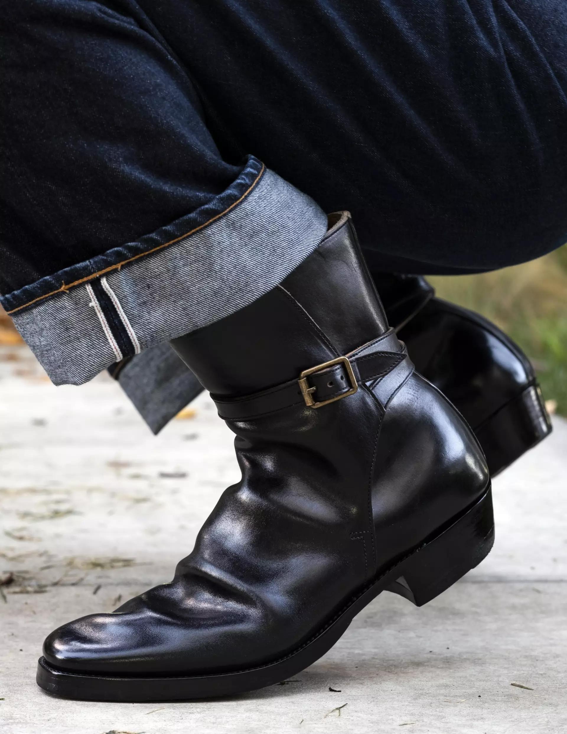 ins博主DenimDentist单宁牙医Jeff的XBXS马靴开箱评测