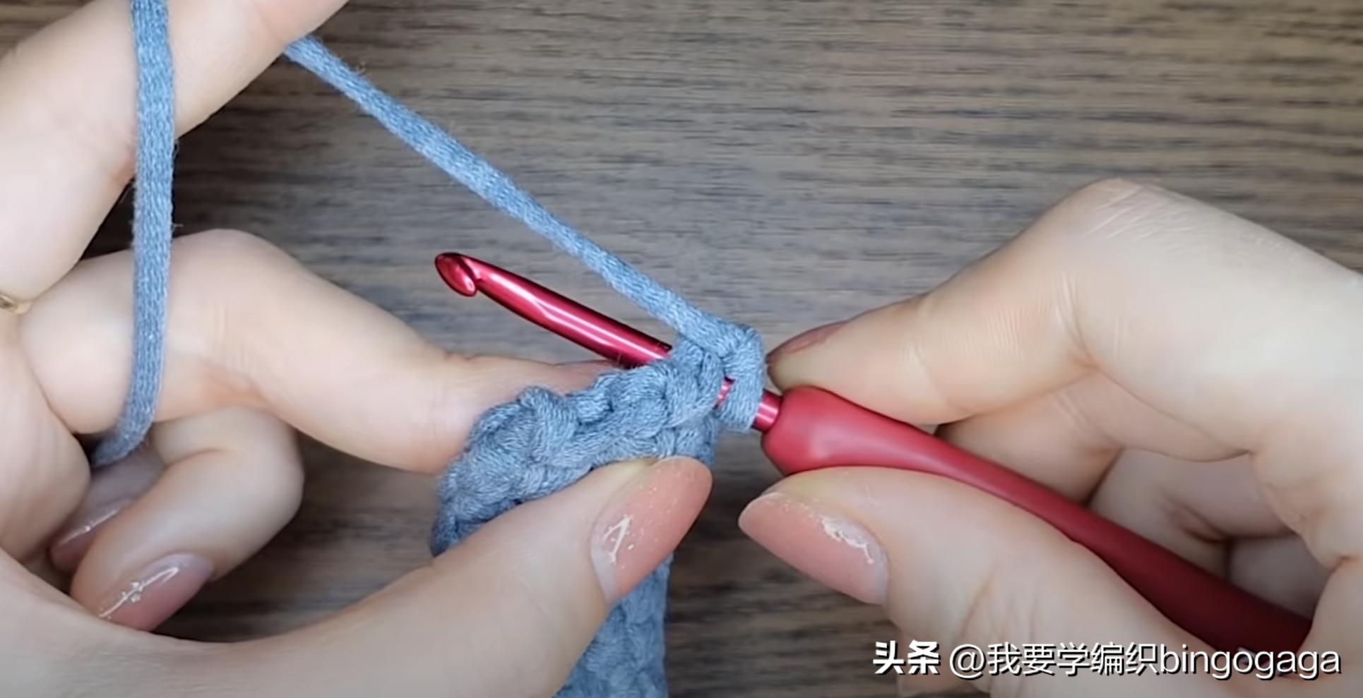 夏季包包钩织教程腋下包,钩包教程简单腋下包