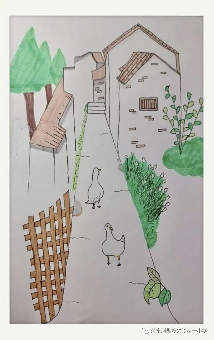 我是防疫小能手亲子绘画,童心有我共抗疫主题绘画