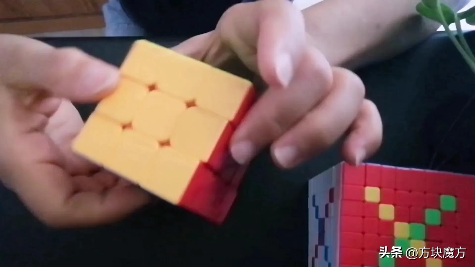 三阶魔方还原最后一步,三阶魔方还原黄色十字