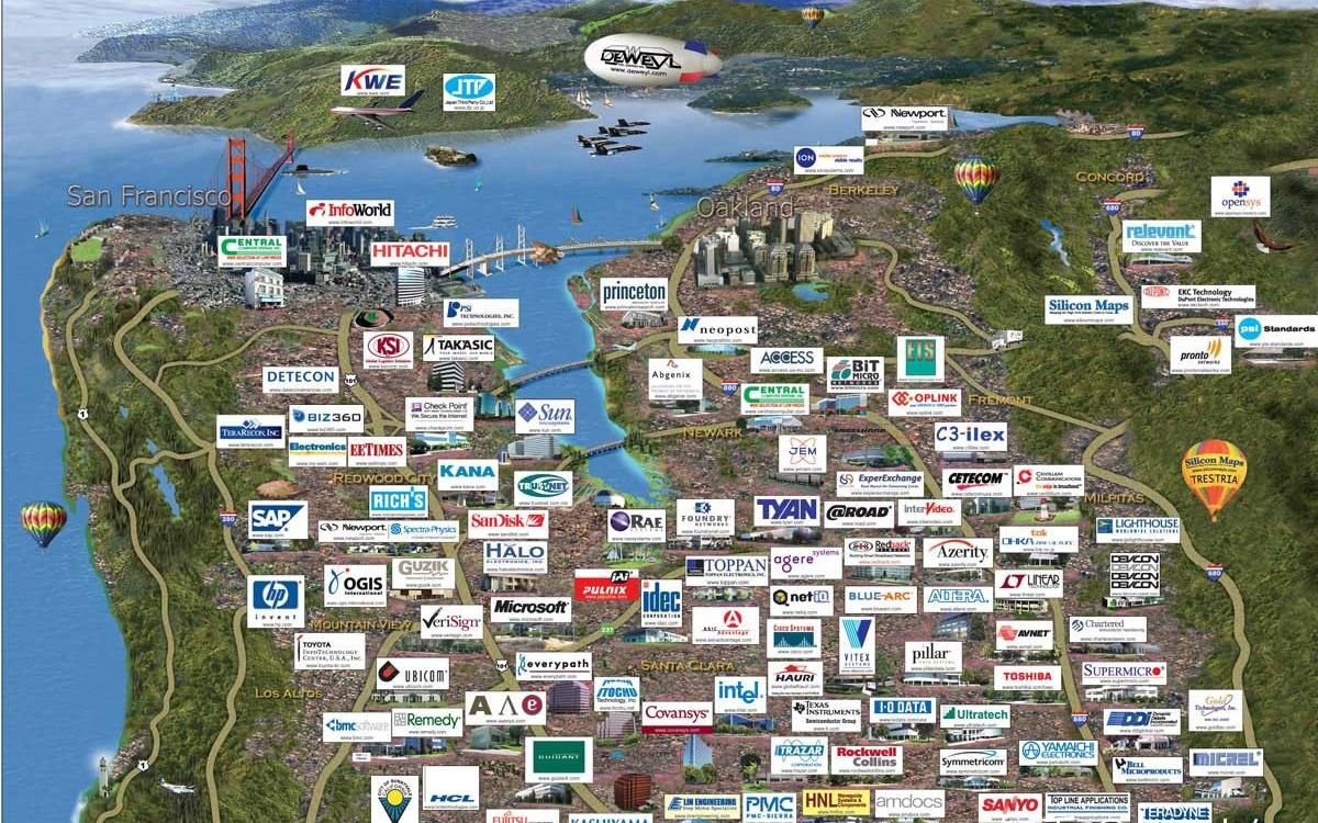 苹果微软谷歌亚马逊谁强大,旧金山湾区谷歌