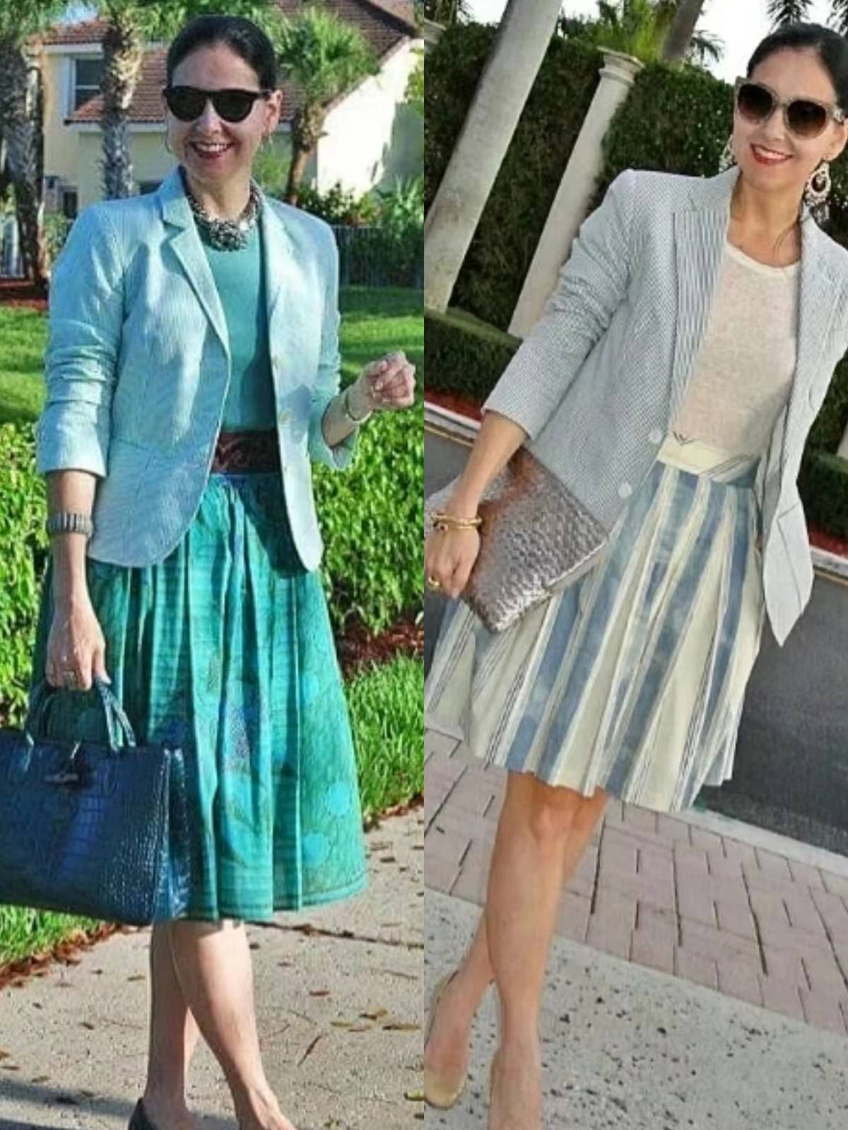 五十岁妈妈这样穿减龄又好看,40-50岁妈妈春季洋气穿搭气质