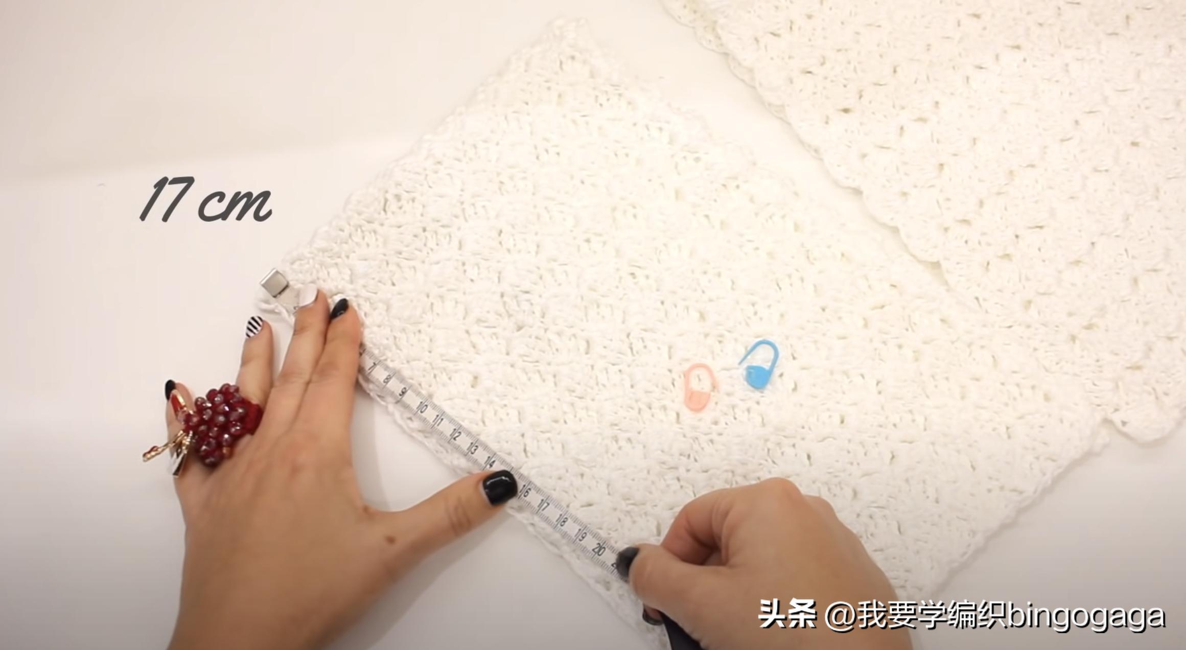 怎样钩夏季黑色短袖t恤衫,夏季钩针镂空短袖教程