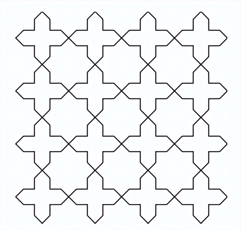 伊斯兰艺术：基于星形和十字形模式的模块化设计系统