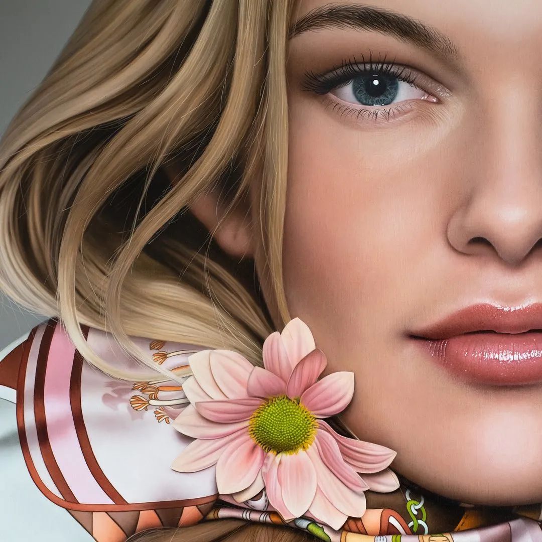 冷军最出名的5张女性肖像画,冷军画少女图