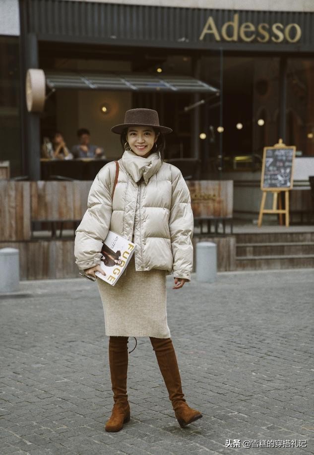 三木短款羽绒服,三木冬天羽绒服的穿搭