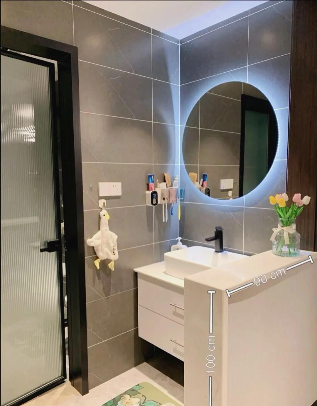 30平方米大卫生间装修效果图,30平卫生间装修效果图