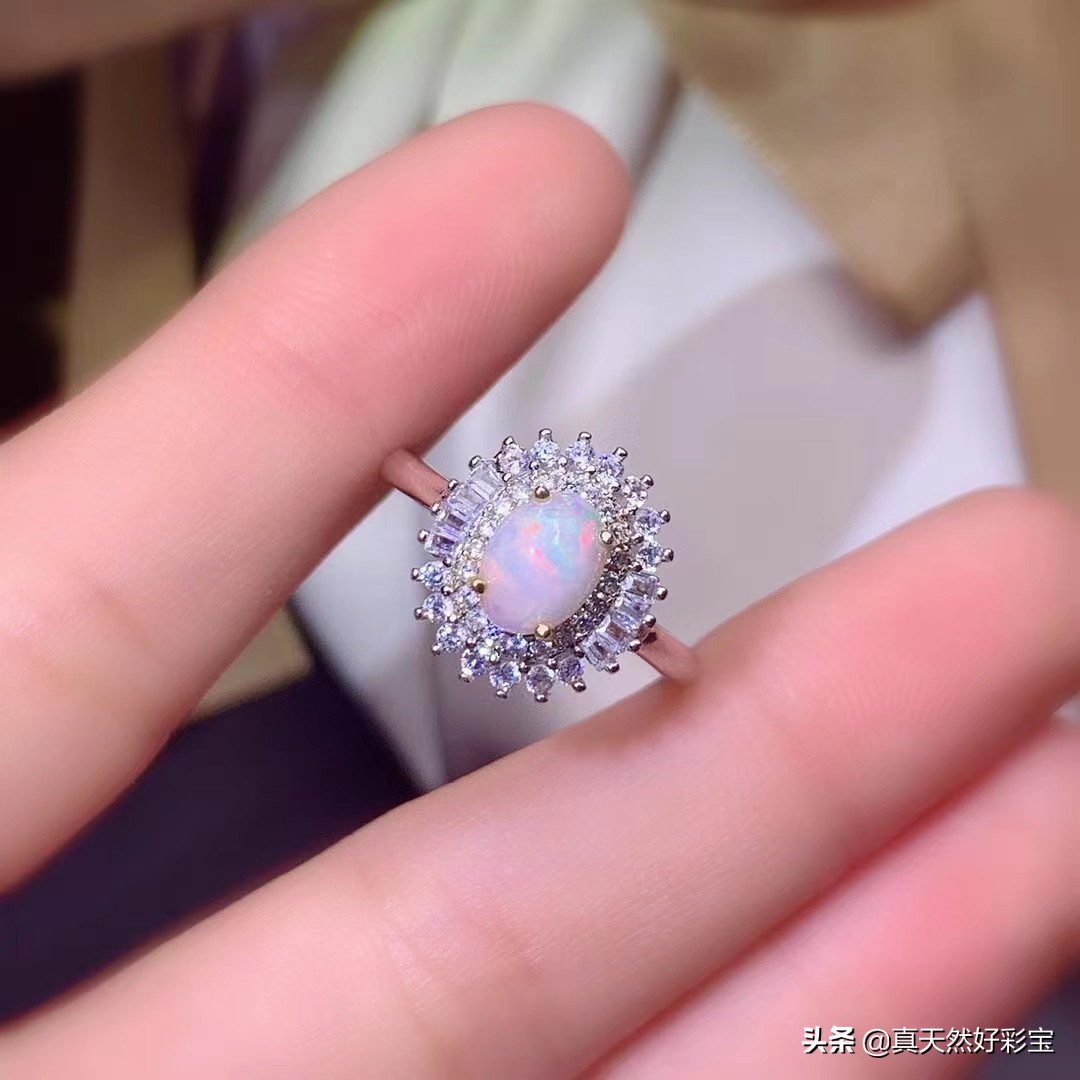 什么样的天然澳宝欧泊戒指好,欧泊戒指银s925