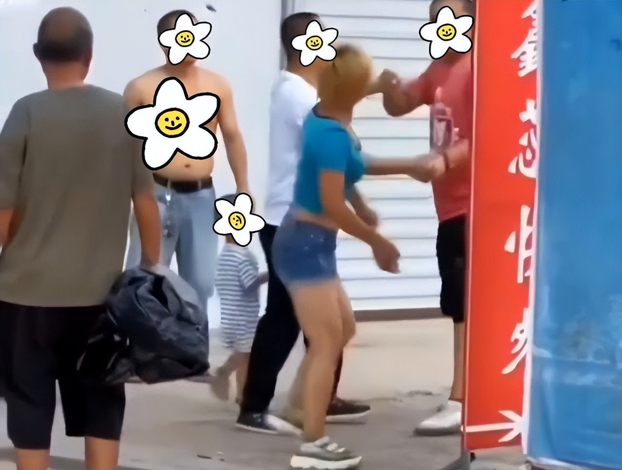 醉酒男子与邻居吵架,醉酒男子和邻居吵架