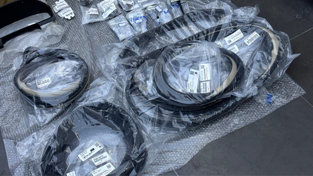 06年丰田霸道汽车翻新全过程,从山西拉回来的车