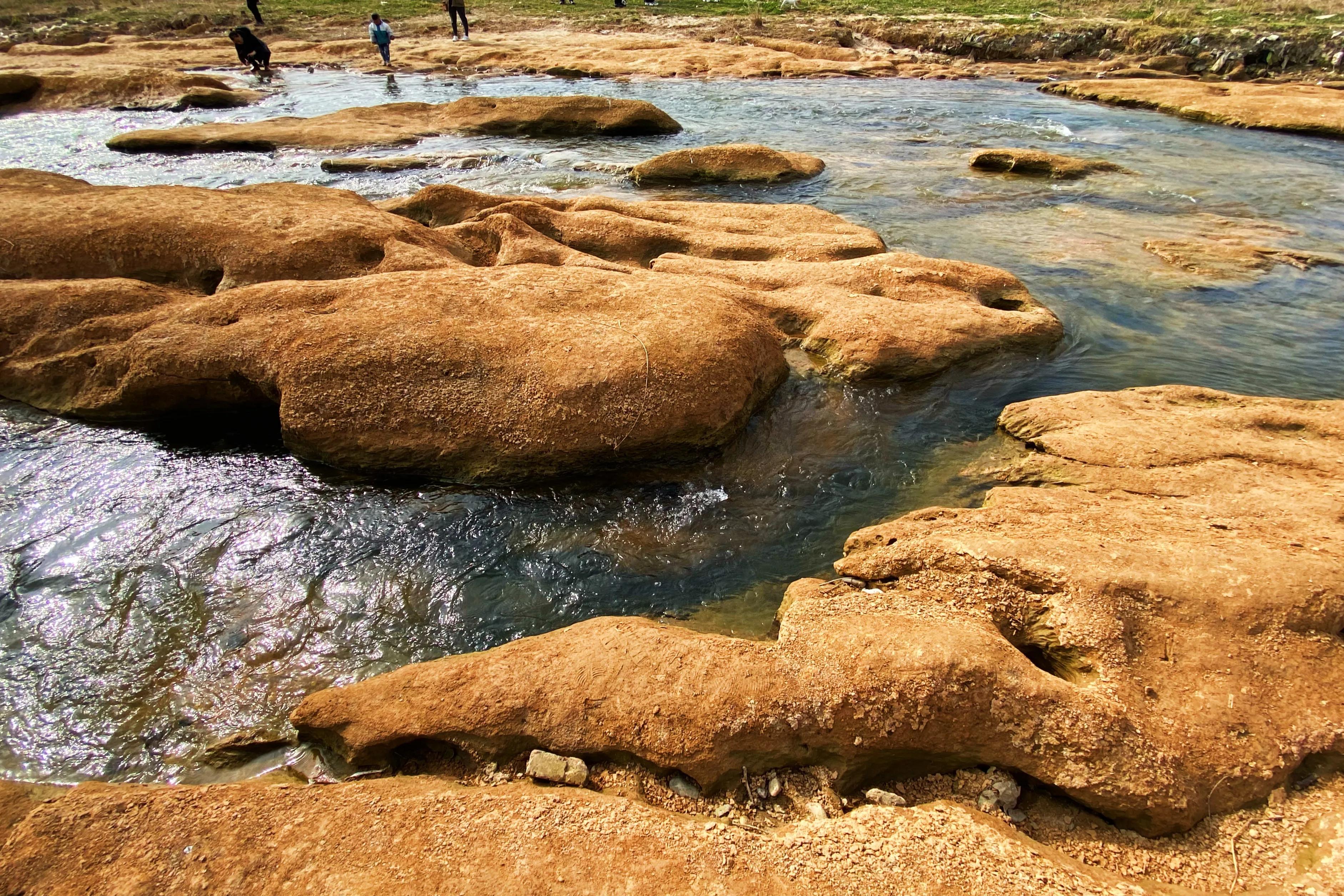 河边的景色真是太美了,文川河风景
