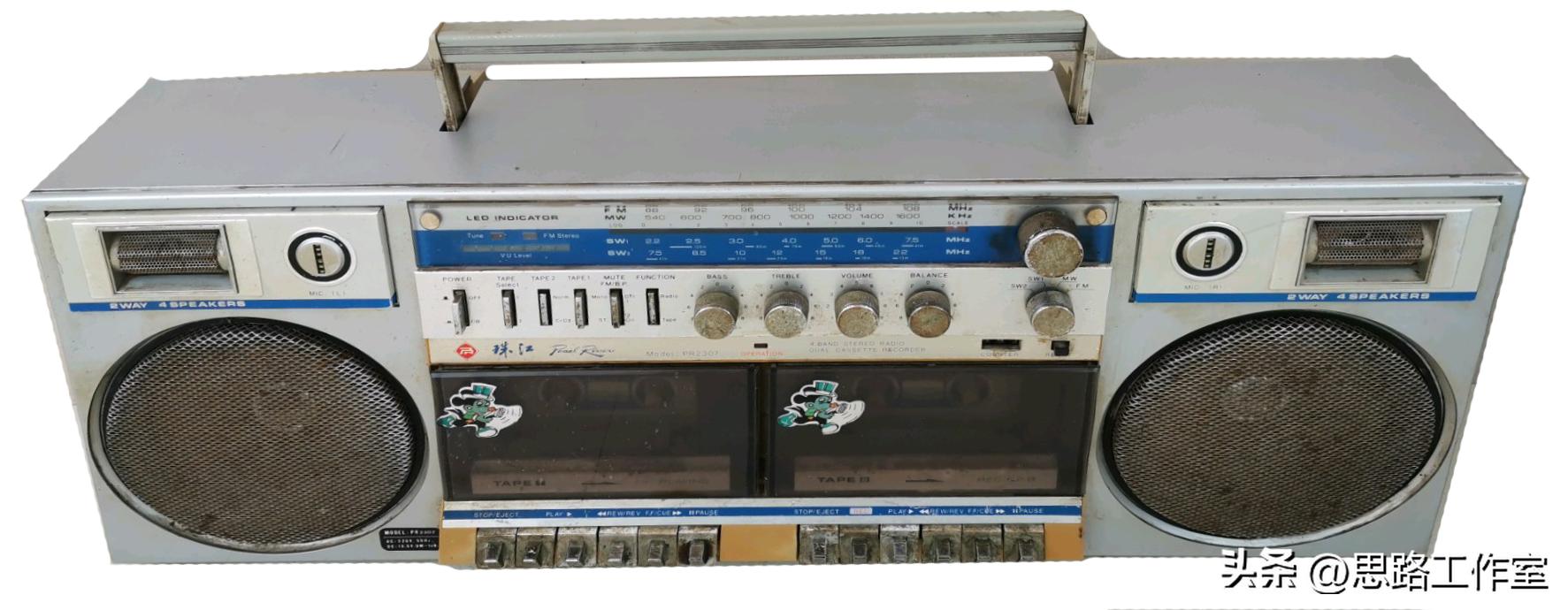 90年代各种款式收录机,八十年代江西产收录机