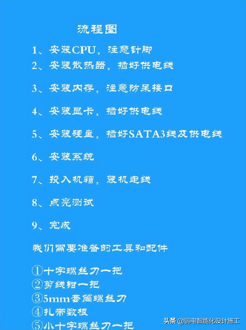 零基础diy电脑组装自学装机教程,组装电脑装机
