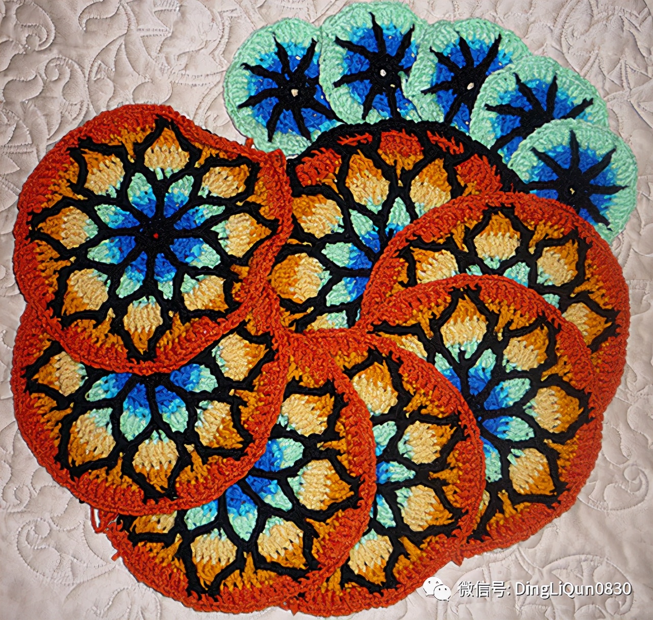 钩针编织教程简单好看毯子,一片式钩针沙发毯图解