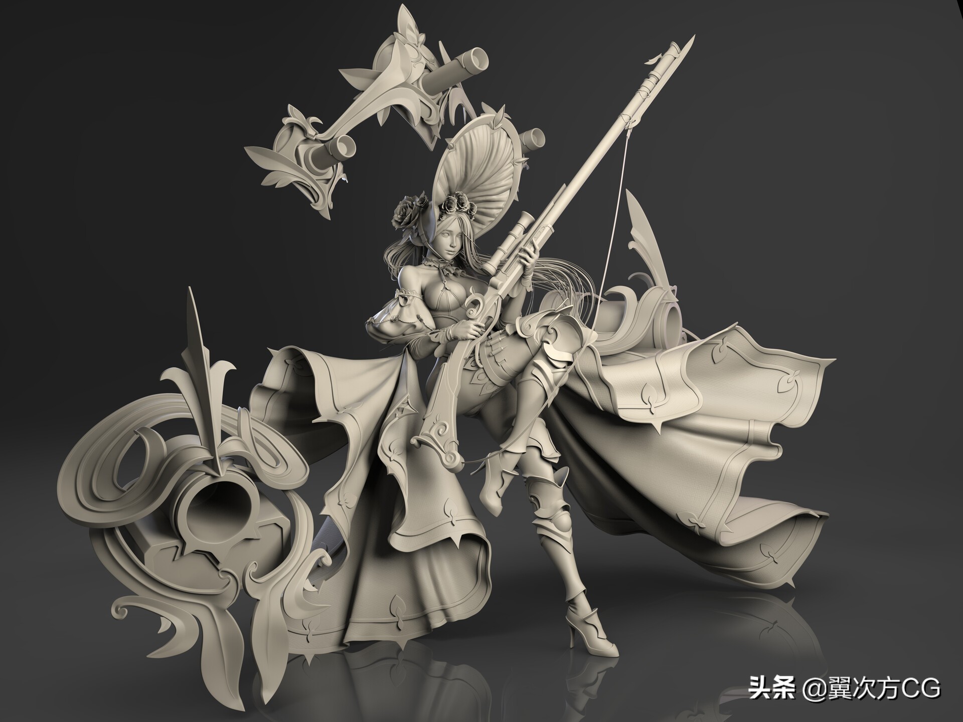 翼次方线下实体班学员白模作品图更-20220616