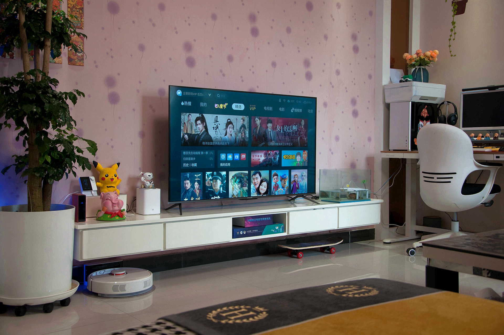 雷鸟鹏6pro75寸电视评测,开机没广告的电视65寸