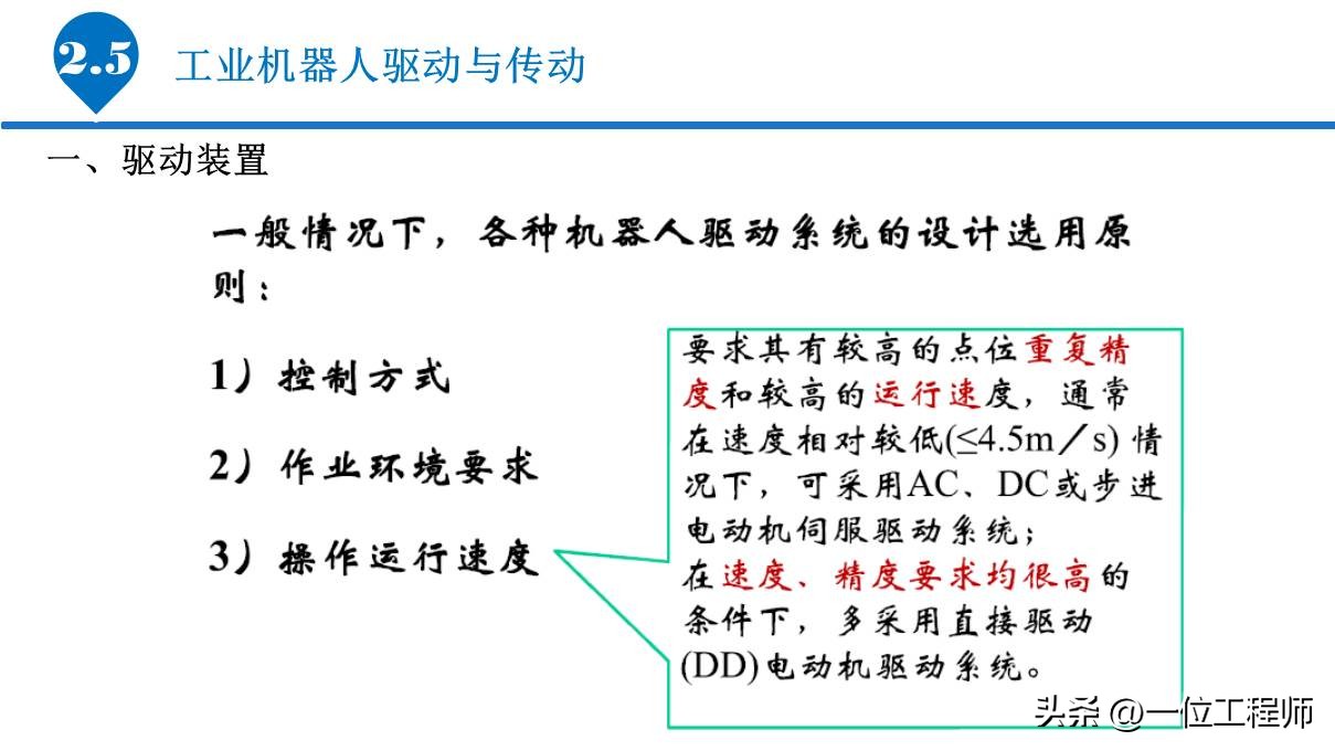 6.1工业机器人的基本组成,工业机器人传动机构结构及原理