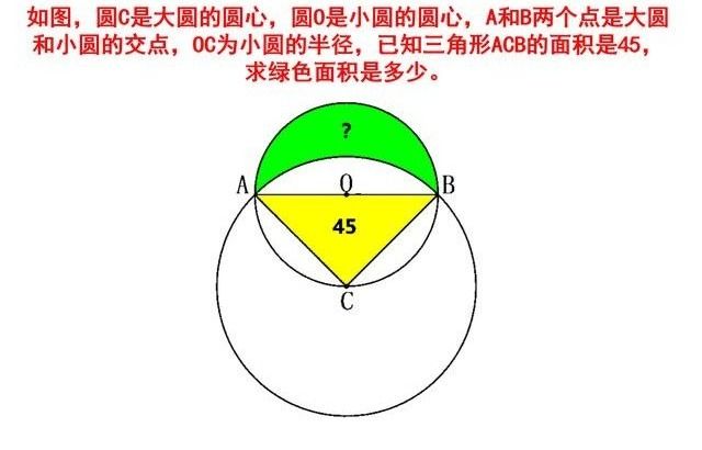 圆b与圆c的面积是圆a的5分之4,圆a和圆b半径都是1求阴影部分