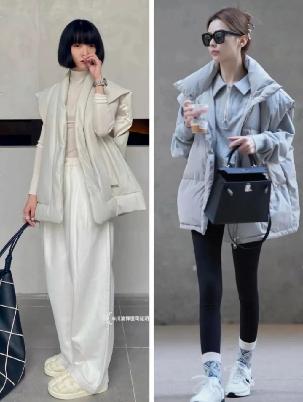 身材单薄怎么穿衣服,身材不好冬天怎么穿搭显高