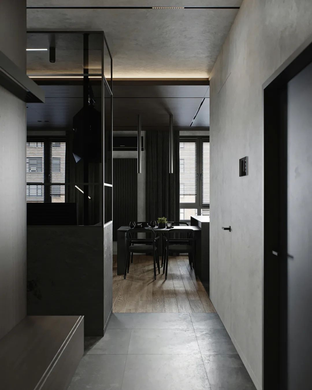 极简风格墨绿,极简主义墨绿色