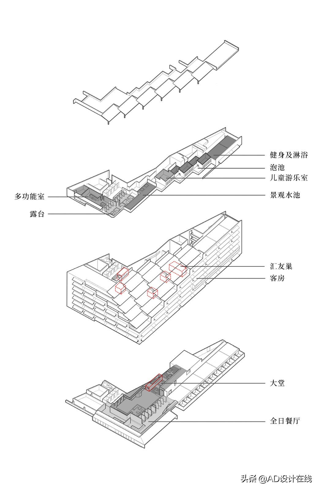「分享」山城文脉与多维场域，衢州悦苑酒店/gad作品