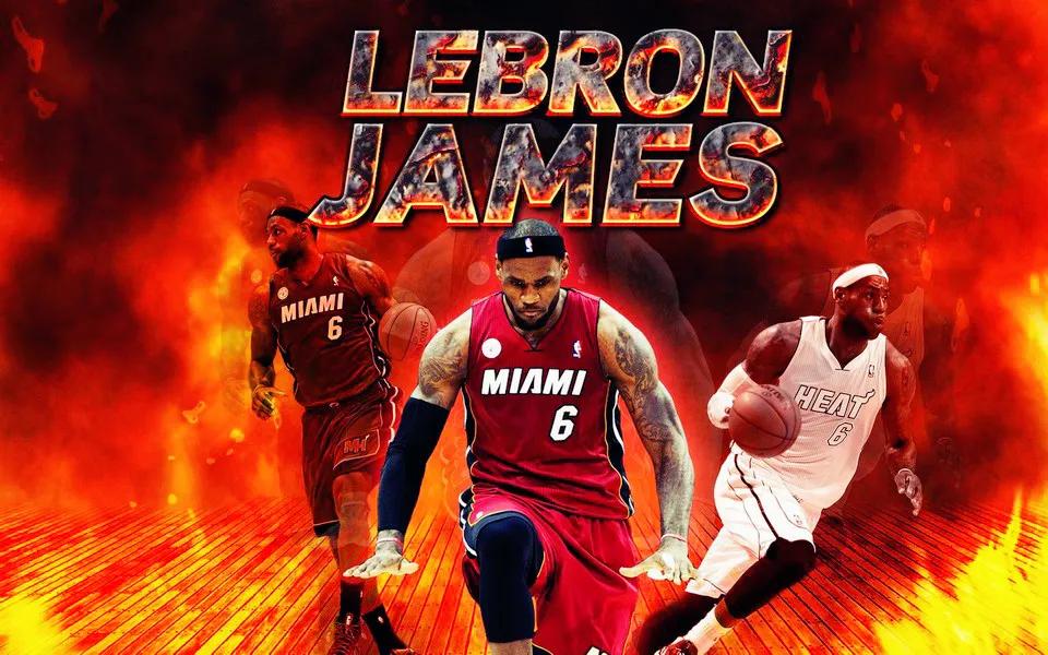 篮球明星勒布朗詹姆斯,篮球巨星詹姆斯